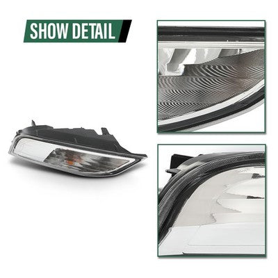 Solid Spare Front Passenger Side Turn Signal Light Fit For 2014-2019 Lexus GX460 LX2531109