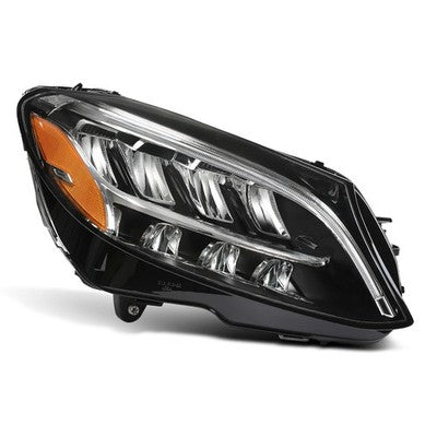 Solid Spare Full LED Headlight Right Passenger Side Fit For 19-21 Mercedes Benz C300 W205