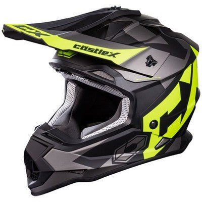 Solid Spare Youth Small Castle X MX Helmet DOT MODE FLOW ATV UTV SxS Off Road Dirt Bike Boys