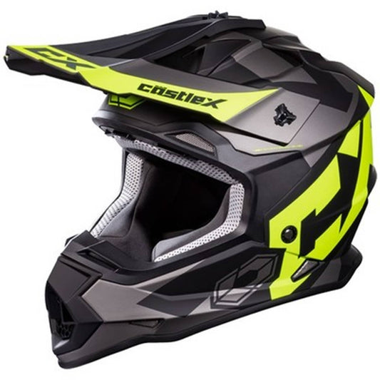 Solid Spare Youth Small Castle X MX Helmet DOT MODE FLOW ATV UTV SxS Off Road Dirt Bike Boys