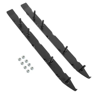 Solid Spare Bottom Line 4" DUAL Runner Carbides for Arctic Cat many 2002-2023 Snowmobiles
