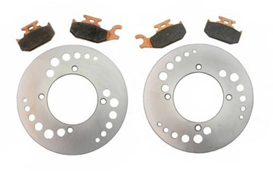 Solid Spare Front Brake Rotors and Pads for Can-Am Renegade 800 X EFI 4x4 - 2008