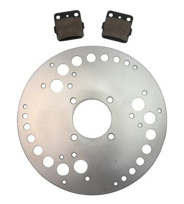 Solid Spare Rear Disc Brake Rotor & Semi-Metallic Pads for Yamaha Banshee 350 fits 1990-2006