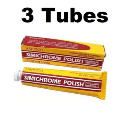 Solid Spare Simichrome TUBE-50G Outshining Metal Polish 1.76 oz Prevents Tarnishing 3 PACK