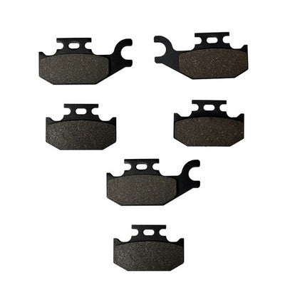 Solid Spare Front & Rear Severe Duty Brake Pads for Bombardier Outlander 330 2004-2005