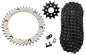 Solid Spare Black 520x92 Drive Chain & 13/40 Sprockets for Yamaha Raptor 660 2001-2005