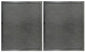 Solid Spare (2) Replacement Filters for Broan Range Hood S99010299 11-7/8 x 14-11/32 x 3/8"
