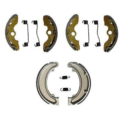Solid Spare Front & Rear Brake Shoes fits Honda Fourtrax 300 2x4 1988-2000 TRX300 2WD ONLY