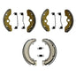 Solid Spare Front & Rear Brake Shoes fits Honda Fourtrax 300 2x4 1988-2000 TRX300 2WD ONLY