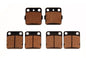 Solid Spare Front & Rear Severe Duty Brake Pads for Yamaha Blaster 200 2003 2004 2005 2006