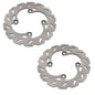 Solid Spare Front AND Rear Disc Brake Rotors Wave Pattern for Suzuki RM65 2003 2004 2005