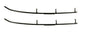 Solid Spare Bottom Line 4" Carbides Runners Skags for Polaris fits many 1997-2020 Composite