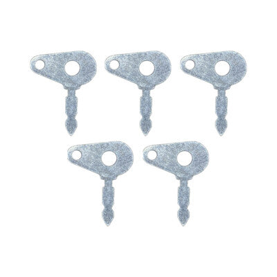 Solid Spare (5) Ignition Key For Lucas Ford New Holland Case Tractor T250 8223438 54324157