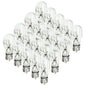 Solid Spare (20pk) 4 WATT 12v LOW VOLTAGE T5 WEDGE BULBS for ** MALIBU - INTERMATIC **