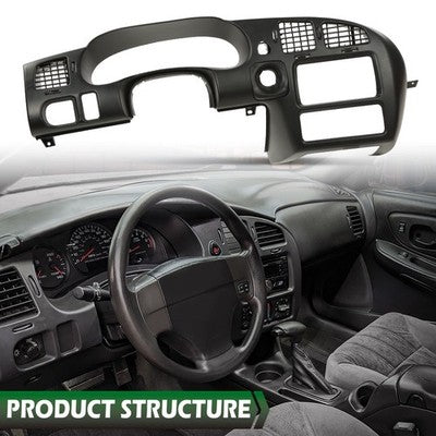 Solid Spare Instrument Cluster Radio Dash A/C Vent Bezel Fit For 2000-2005 Monte Carlo SS