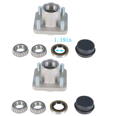 Solid Spare For EZGO Golf Carts PDS TXT/ Medalist G&E 2001-Up 2X Front Wheel Hub 70895G01