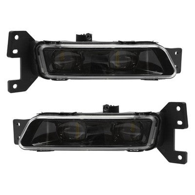 For 2017-2021 Jeep Grand Cherokee SRT LED Bumper Fog Lights Lamps Set Left+Right