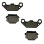 Front Semi-Metallic Brake Pads for Kawasaki Tecate-4 250 fits 1987-1988 KXF250A