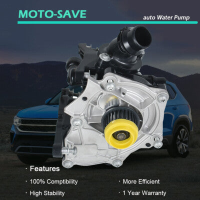 Solid Spare For 2013-2018 Volkswagen Beetle Jetta Passat Water Pump 06K121111P 06K121011B
