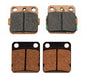 Front & Rear Semi-Metallic Brake Pads for Honda ATC250R 3-Wheeler fits 1982