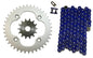 Solid Spare Blue 520x96 Drive Chain & 14/40 Sprockets for Suzuki LT-Z400 Quadsport 2009-2014