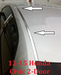 For 2012-2015 HONDA CIVIC CHROME ROOF TRIM MOLDING KIT - 2 Door Coupe