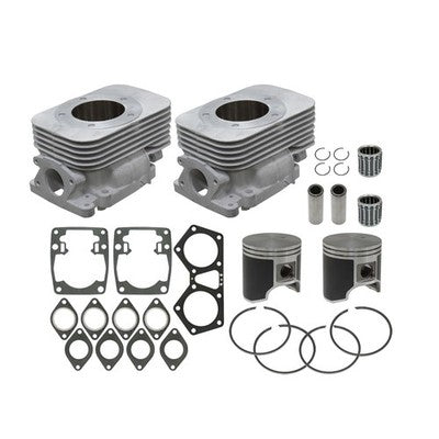 Solid Spare 2 SPI Cylinders, Pistons, Gasket Kit & Bearings for Arctic Cat 2002-2020 570 Fan