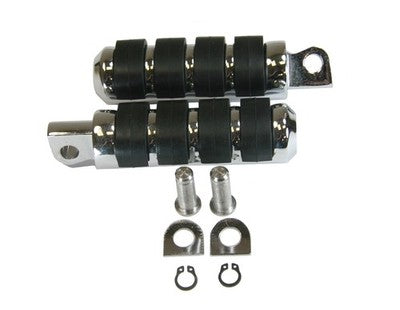 Solid Spare Foot Pegs, Spring Washers, Pins for Chrome Forward Controls for Harley Sportster