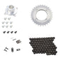 Solid Spare SPI Quick Change Drive Hub, Chain & 30T Sprocket Kit for Ski-Doo Z120 1998-2008