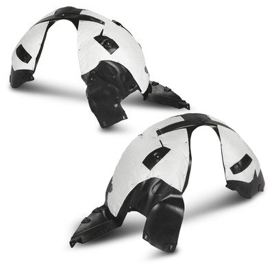 Solid Spare Fit For 2011-2015 Ford Explorer Front Fender Liner Splash Shield Left+Right