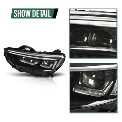 Solid Spare Full LED Headlight Assembly Left Fit For 2018-2020 Buick Regal w/o LED Module
