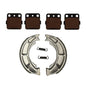 Solid Spare Front Brake Pads & Rear Brake Shoes for Suzuki Quadsport 250 2004-2009 LT-Z250