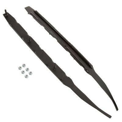 Solid Spare Bottom Line 4" DUAL Runner Carbides for Polaris RMK SKS XCR XCF 600 700 800 Pro