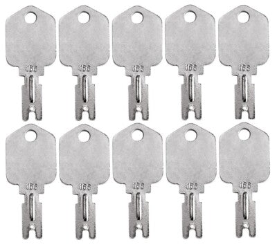 Solid Spare 10 Forklift Ignition Key For Gradall Gehl Hyster Komatsu Yale JLG Daewoo Hitachi