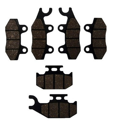 Front & Rear Brake Pads fits Yamaha Rhino 660, Rhino 450 & 2006-2012 Raptor 700