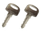 (2) Ignition Keys For JCB, Ditch Witch Heavy Equipment - 701, 45501, 105-1790