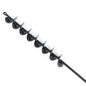 Solid Spare 32" X 2" Extended Length Garden Auger Drill Bit for Planting Bulb & Bedding Plan