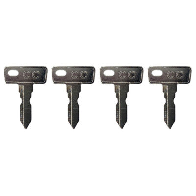 Solid Spare (4) Club Car Precedent 2004+ Gas/Electric Golf Cart Key Replacement Ignition Key