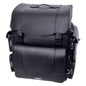 Solid Spare Castle JUMBO Primary Motorcycle Tail Pack Bag Luggage PVC Leather SKINNED