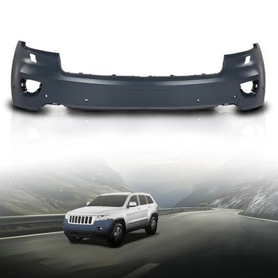 Solid Spare Front Upper Bumper Cover Fit For 2011 2012 2013 Jeep Grand Cherokee Replacement