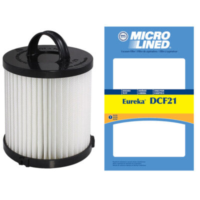 Solid Spare DVC Micro-Lined Replacement Dust Cup Filter DCF21 Eureka Upright Vac - 1 Filter