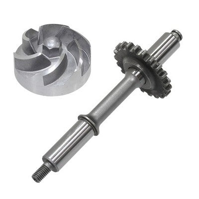 Solid Spare Water Pump Impeller & Shaft for Kawasaki many 2002-2023 650, 700 & 750 ATV & UTV