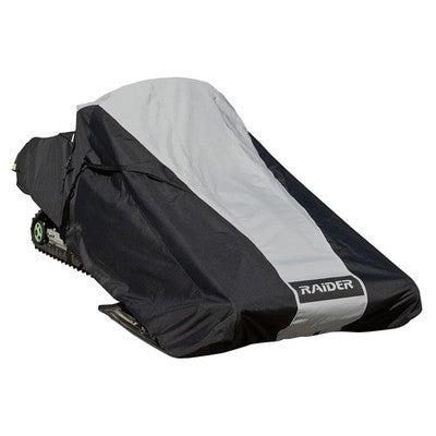 Solid Spare Raider DT Series Full Fit Snowmobile Cover Premium Trailerable - Black Medium