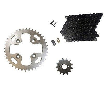 Solid Spare Black 520x90 Drive Chain & 13/40 Sprockets for Honda ATC350X fits 1986