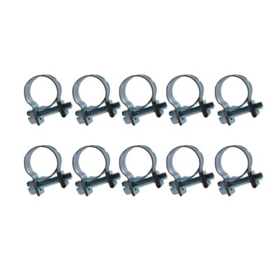 Solid Spare 5/16"13mm-15mmFUEL INJECTION HOSE CLAMP / AUTO Fuel clamps 10Pcs