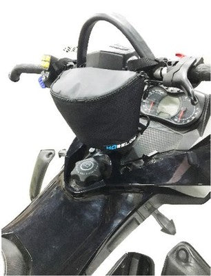 Solid Spare 40 Below Handlebar Bag for Snowmobiles, Snow Bike, Dirt Bike - Universal Fitment