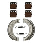 Solid Spare Front Brake Pads & Rear Brake Shoes for Yamaha Grizzly 600 4x4 fits 1998-2001