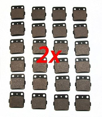 Solid Spare 24 Pairs of Brake Pads For Yamaha 660 Raptor 250 350 Warrior Wolverine Banshee