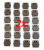 Solid Spare 24 Pairs of Brake Pads For Yamaha 660 Raptor 250 350 Warrior Wolverine Banshee