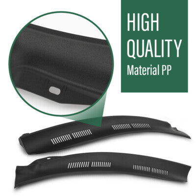 Solid Spare Fit For 1995-2003 Mercedes Benz W210 E-Class Windshield Wiper Cowl Screen Cover